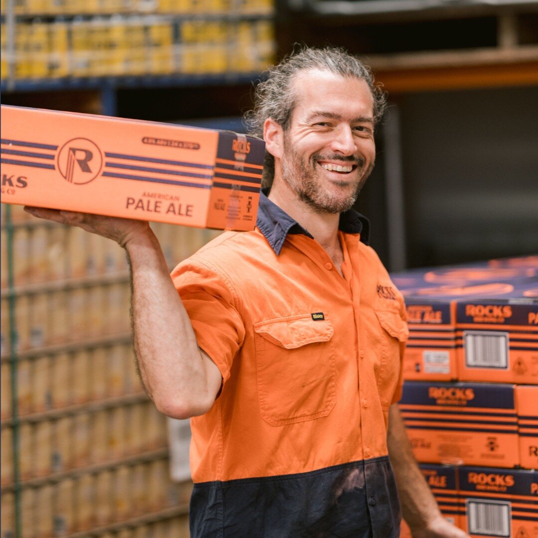 Chris is all smiles slinging cases from our Brewery straight to your local! 🍻 
Let us know in the comments below what Pubs, Bars, Club, Bottle Shops and local watering holes you want to see us ranging in 😎 
#RocksBrewingCo #RealPeople #AskForIndi